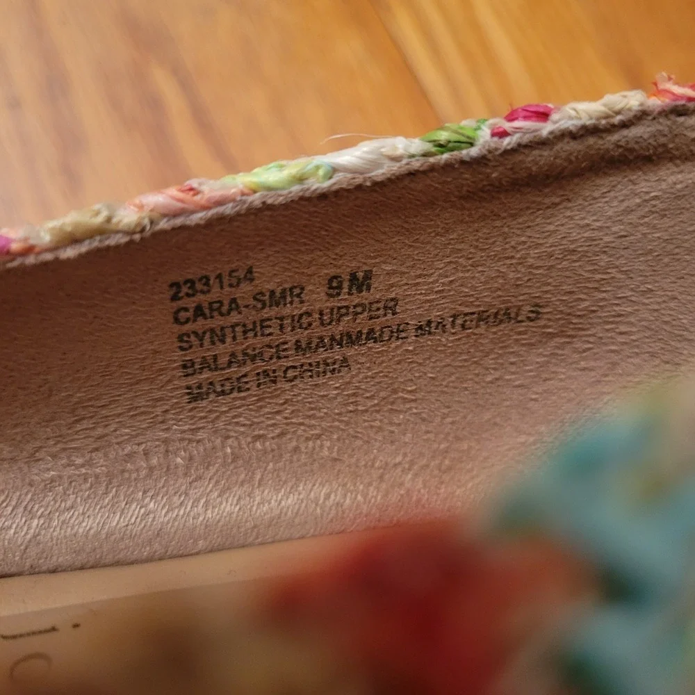 Joie Multicolor Woven Espadrille Flats 9M CARA Summer Beach Shoes Comfort